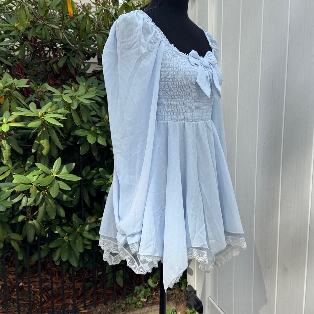 Sugar thrillz baby blue dress nwt small - Picture 11 of 11